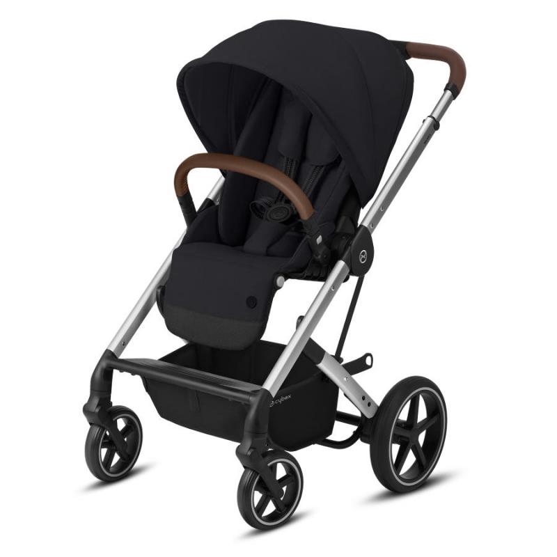 Cybex Balios S LUX Silver Chassi Deep Black Sittvagn