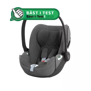 Cybex Cloud T I-Size Infant Car Seat MIRAGE GREY PLUS fabric