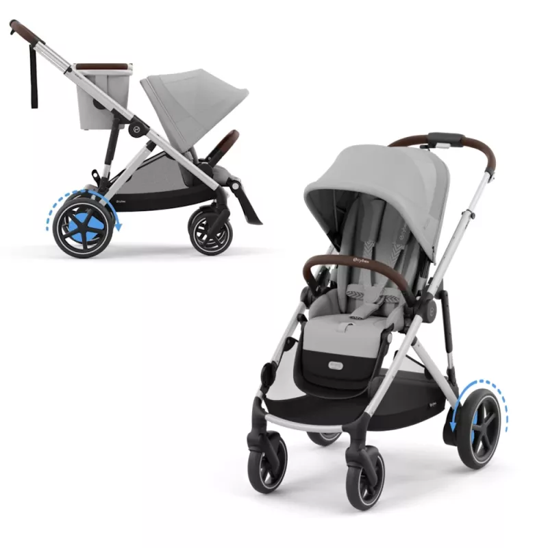 Cybex eGazelle S SILVER / STONE GREY - Sittvagn