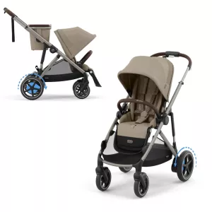 Cybex eGazelle S TAUPE / ALMOND BEIGE - with one seat