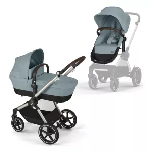 Cybex Eos Lux TAUPE / SKY BLUE Barnvagn