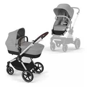 Cybex Eos Lux SILVER / STONE GREY Barnvagn