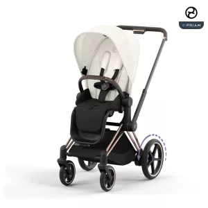 Cybex ePriam LUX Stroller ROSEGOLD Chassis OFF WHITE (G4)