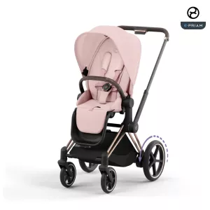 Cybex ePriam LUX Sittvagn ROSEGOLD Chassi PEACH PINK (G4)