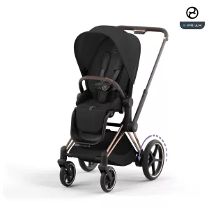 Cybex ePriam LUX Sittvagn ROSEGOLD Chassi SEPIA BLACK (G4)