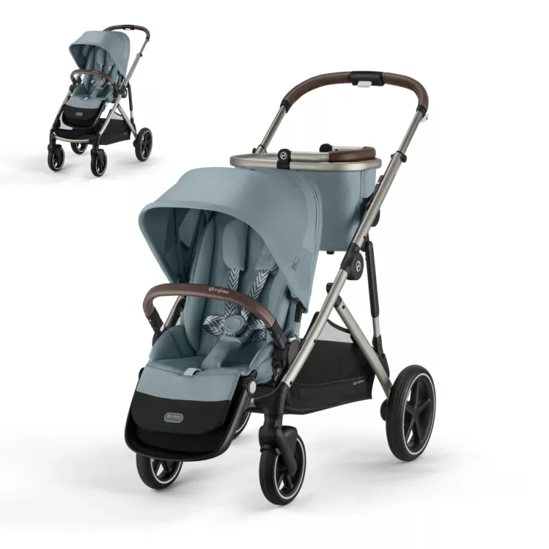 Cybex Gazelle S TAUPE / SKY BLUE - with one seat