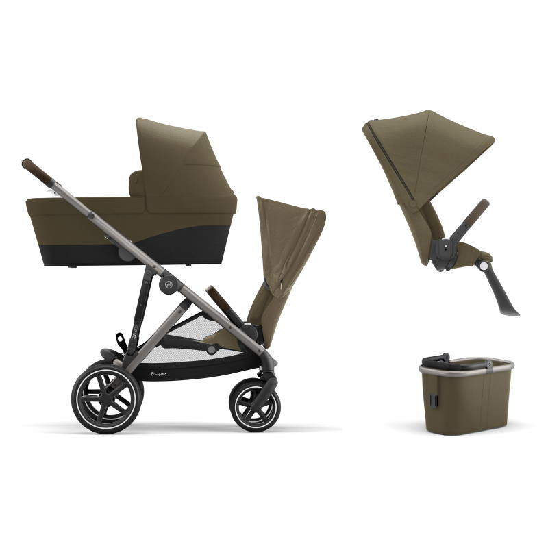 Cybex Gazelle S Taupe Chassi CLASSIC BEIGE - Syskonvagn 