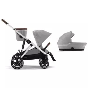 Cybex Gazelle S SILVER / STONE GREY - Sittvagn & Liggdel