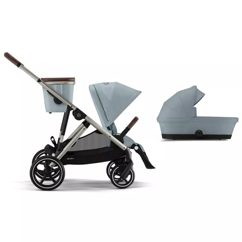 Cybex Gazelle S TAUPE / STORMY BLUE - Sittvagn & Liggdel