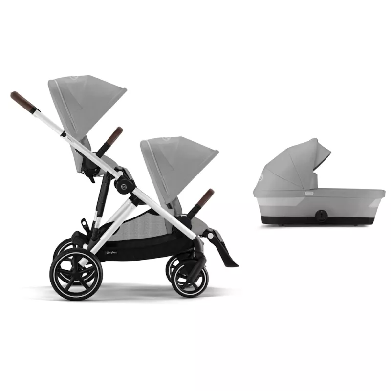 Cybex Gazelle S SILVER / STONE GREY - Syskonvagn