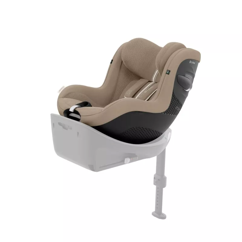 Cybex Sirona G I-Size Bilbarnstol ALMOND BEIGE PLUS-tyg (NY)