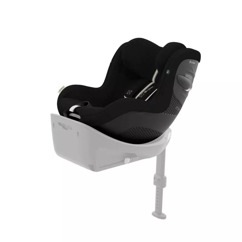 Cybex Sirona G I-Size Bilbarnstol MOON BLACK PLUS-tyg (NY)