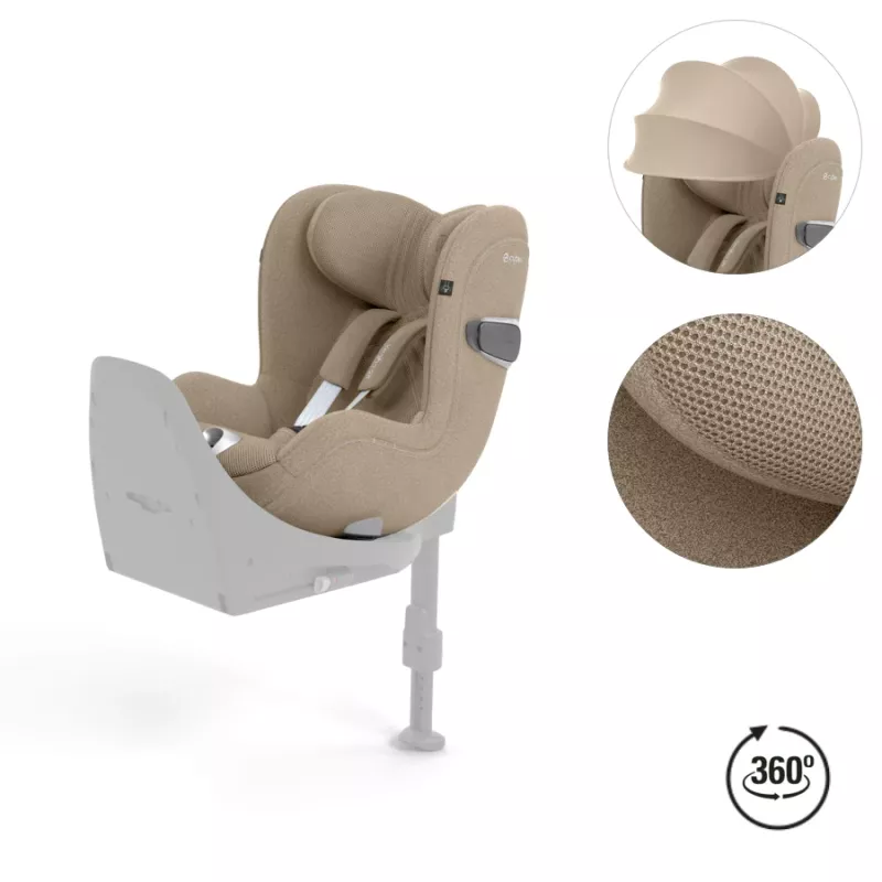 Cybex Sirona T I-Size Car Seat COZY BEIGE PLUS fabric