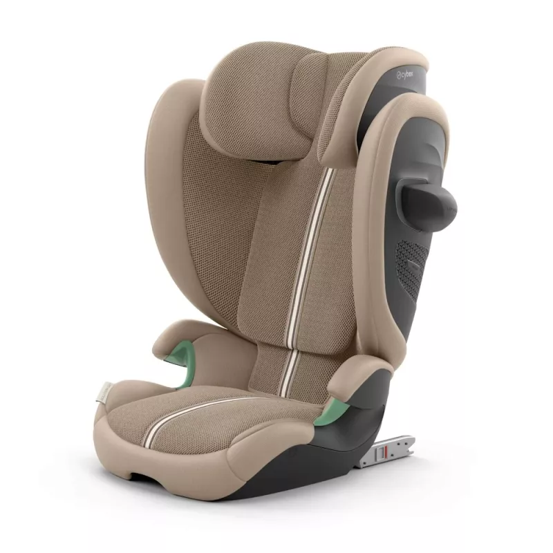 Cybex Solution G2 I-Fix Bältesstol ALMOND BEIGE Plus Fabric