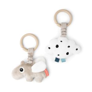 Done By Deer Hanging Activity Toy 2 pcs - Happy Clouds Sand