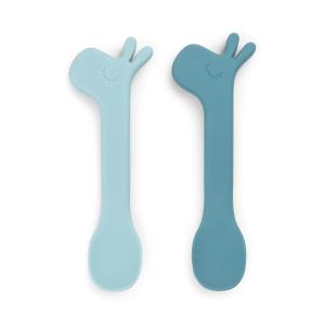 Done By Deer Spoons Silicone 2-Pack Lalee Blue