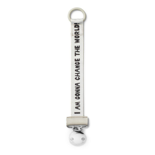 Elodie Details Pacifier Holder "Change The World"