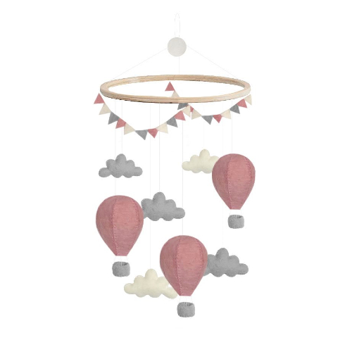 ​Gamcha Mobile Air Balloons Clouds Pink