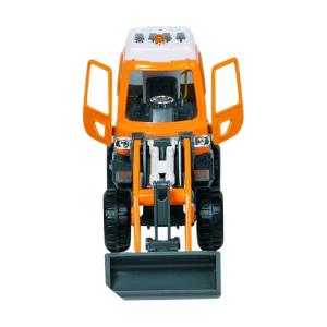 Goki Toy Car Wheel Loader Truck Orange