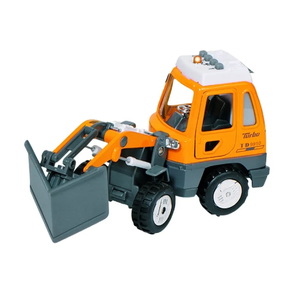 Goki Toy Car Snow Plower Orange