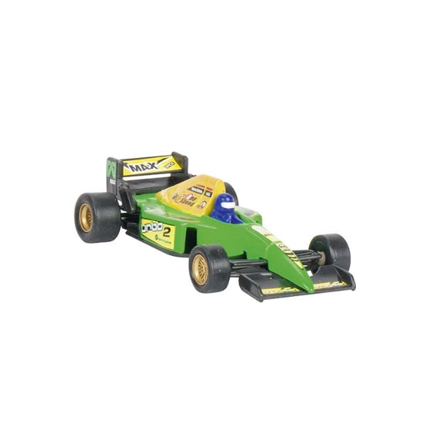 Goki Car Formula Racer Pullback Motor Green