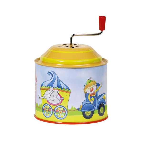 Goki Musical Tin Box Yellow