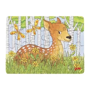 Goki Wooden Mini Puzzle Deer 24 Pcs From 4+ years