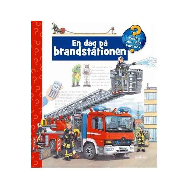 Hjelm Förlag En Dag På Brandstationen Bok 