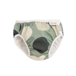 ImseVimse Swim Diaper For Baby Swimming - Green Shapes