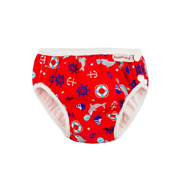 ImseVimse Swim Diaper For Babysim - Red Marine