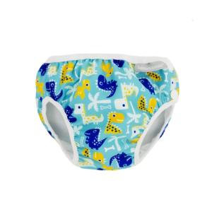 ImseVimse Swim Diaper For Baby Swimming - Turquoise Dino
