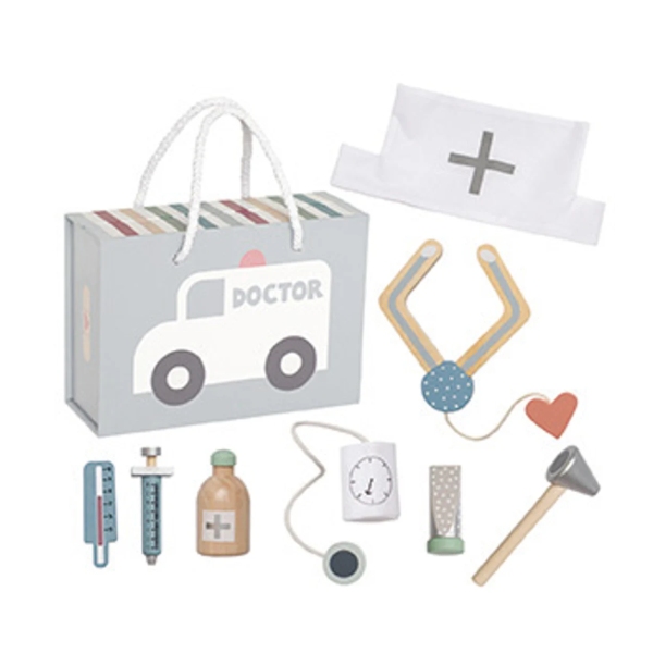 Jabadabado Doctors Case Play Set Silver