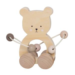 Jabadabado Rolling Toy Teddy Abacus Nature