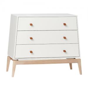 Leander Luna Dresser Byrå Vit / Ek