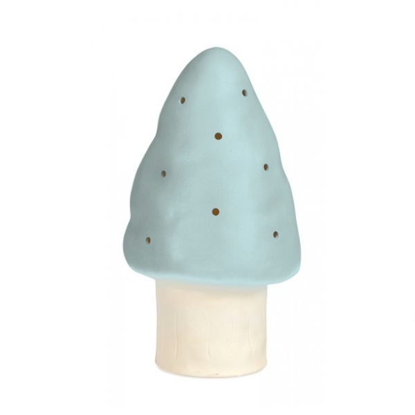 Leklyckan Heico Table Lamp Mushroom Small Sky Blue