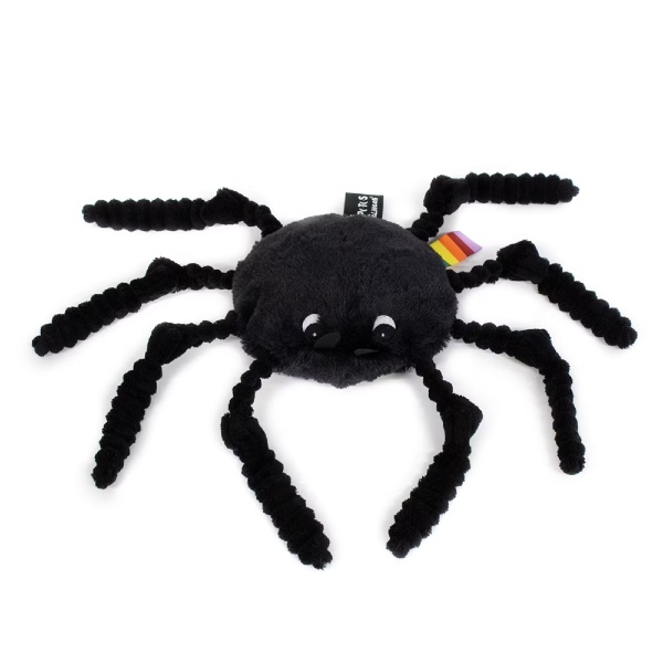 Les Deglingos Plushie Spider Black