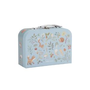 Little Dutch Suitcase Small Forest Friends Blue