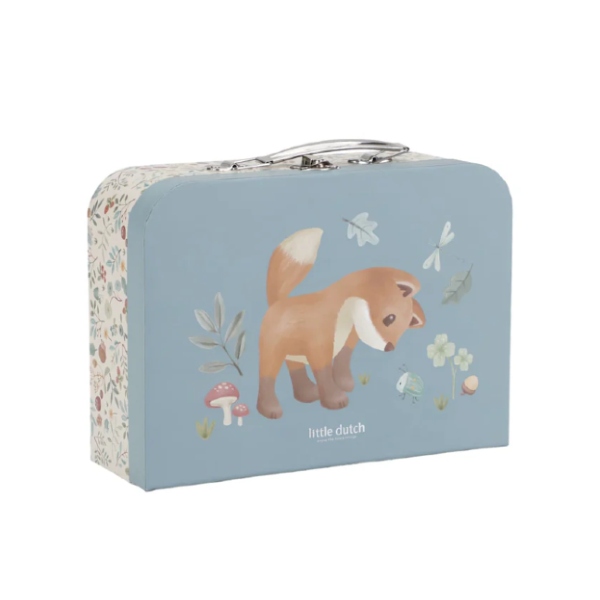 Little Dutch Suitcase Big Forest Friends Blue