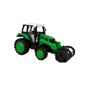 Magni Liten Traktor Med Pullback Grön