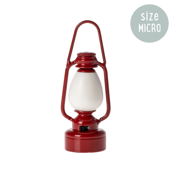 Maileg Micro Vintage Lantern - Red