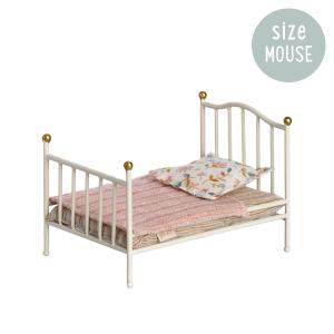 Maileg Mouse Vintage Bed Off White