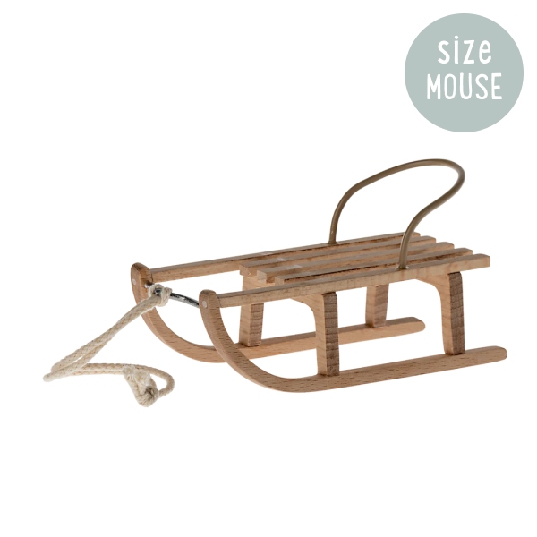 Maileg Mouse Sled - Släde