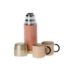 Maileg Thermos And Cups - Soft Coral