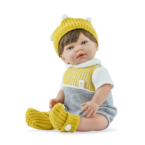 Marina & Pau Doll Sweet Baby Autum Grey/Yellow Vanilla Scent