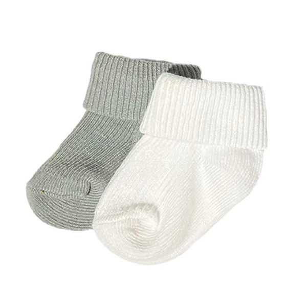 Mini Dreams Baby Socks 3-6 months Grey / White