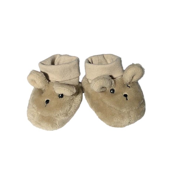 Mini Dreams Baby Booties Cozy One Size Sand