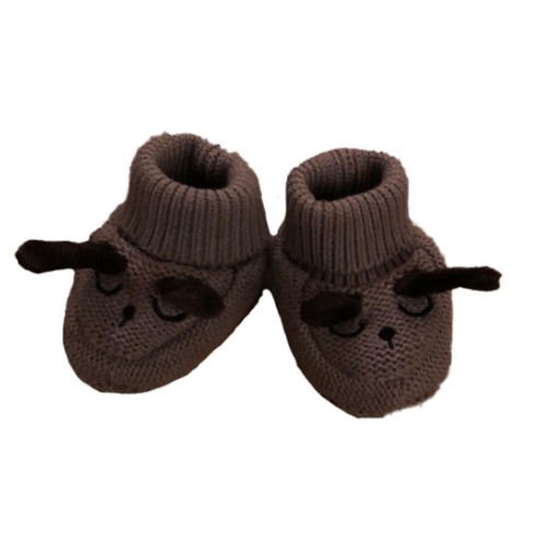 Mini Dreams Baby Slippers One Size Brown