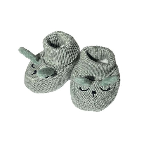 Mini Dreams Baby Slippers One Size Green