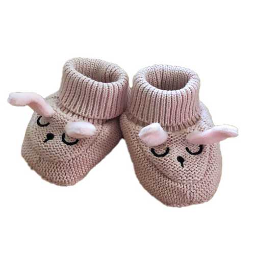 Mini Dreams Baby Slippers One Size Pink