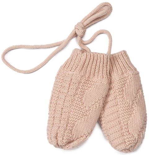 Mini Dreams Baby Mittens Lined Pink 0-12 Months